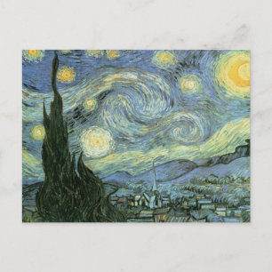 Carte Postale Vincent Van Gogh - Nuit étoilée