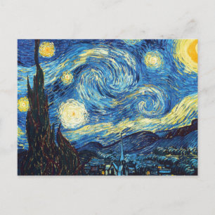 Carte Postale Vincent Van Gogh - Nuit étoilée