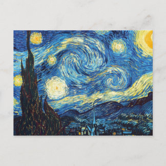 Carte Postale Vincent Van Gogh - Nuit étoilée