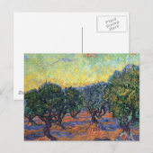 Carte Postale Vincent Van Gogh Olive Grove Impressionnisme Art (Devant / Derrière)