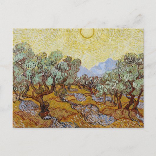 Carte Postale Vincent van Gogh - Olive Trees (Devant)