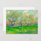Carte Postale Vincent van Gogh Orchard à Blossom (Devant / Derrière)