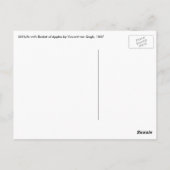 Carte Postale Vincent van Gogh - Panier de pommes à vie continue (Dos)