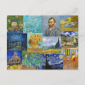 Carte Postale Vincent Van Gogh - Patchwork de chefs-d'œuvre (Devant)