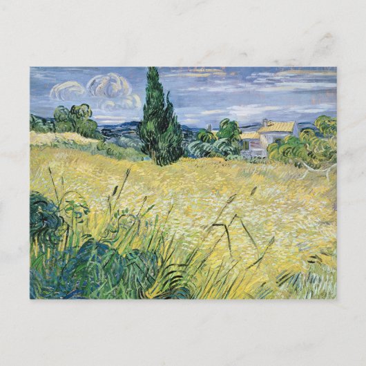 Carte Postale Vincent van Gogh | Paysage avec maïs vert, 1889 (Devant)