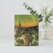 Carte Postale Vincent Van Gogh Paysage de Moonlit (Debout devant)