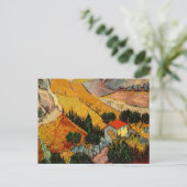 Carte Postale Vincent van Gogh - Paysage, Maison et Plowman (Debout devant)