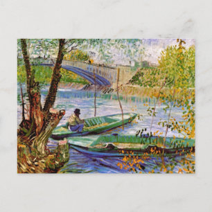 Carte Postale Vincent Van Gogh - Pêche au printemps