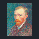Carte Postale Vincent van Gogh peintre Autoportrait Vibrant<br><div class="desc">Les plus grandes peintures de l'histoire, numériquement restaurées, éclairées et recolorées pour aujourd'hui. L'un des autoportraits les plus célèbres de Vincent Van Gogh, cette peinture à l'huile de 1887 à bord a été réalisée alors que l'artiste vivait en France. "Je préfère peindre les yeux des gens plutôt que les cathédrales",...</div>