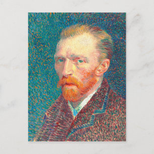Carte Postale Vincent van Gogh peintre Autoportrait Vibrant