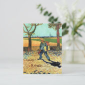 Carte Postale Vincent Van Gogh - Peintre En Chemin De Travail (Debout devant)
