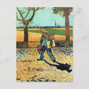 Carte Postale Vincent Van Gogh - Peintre En Chemin De Travail