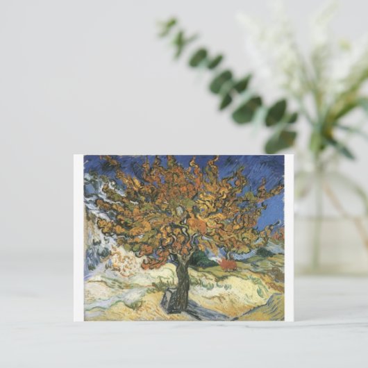 Carte Postale Vincent Van Gogh Peinture : Van Gogh Mulberry Tree (Debout devant)