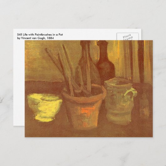 Carte Postale Vincent van Gogh - Peintures pour la vie morte en  (Devant / Derrière)