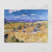 Carte Postale Vincent van Gogh - Pile de blé avec les lecteurs (Devant)