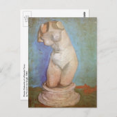 Carte Postale Vincent van Gogh - Plaster Statuette Femme Torso (Devant / Derrière)