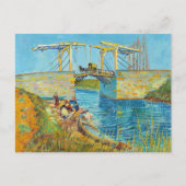 Carte Postale Vincent van Gogh - Pont Langlois à Arles #1 (Devant)