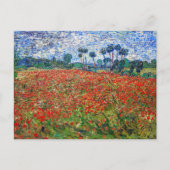 Carte Postale Vincent van Gogh - Poppy Field (Devant)