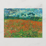 Carte Postale Vincent Van Gogh Poppy Field Fine Art<br><div class="desc">Vincent Van Gogh Poppy Field Fine Art Carte postale</div>