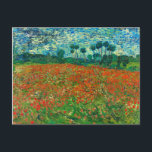 Carte Postale Vincent Van Gogh Poppy Field Fine Art<br><div class="desc">Vincent Van Gogh Poppy Field Fine Art Carte postale</div>