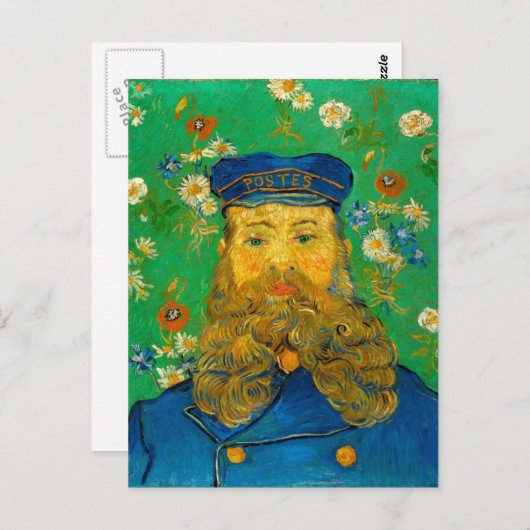 Carte Postale Vincent van Gogh - Portrait de Joseph Roulin (Devant / Derrière)