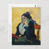Carte Postale Vincent Van Gogh - Portrait de Madame Ginoux (Devant / Derrière)