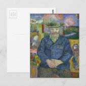 Carte Postale Vincent Van Gogh - Portrait de Pere Tanguy (Devant / Derrière)