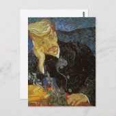 Carte Postale Vincent van Gogh Portrait du Dr Gachet a été peint (Devant / Derrière)