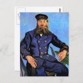 Carte Postale Vincent Van Gogh - Portrait Du Postman (Devant / Derrière)