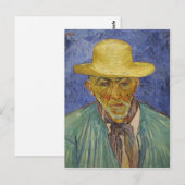 Carte Postale Vincent van Gogh Portrait d'un paysan (Patience E (Devant / Derrière)