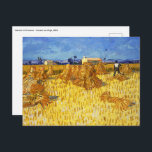 Carte Postale Vincent van Gogh - Récolte en Provence<br><div class="desc">Récolte en Provence - Vincent van Gogh,  1888</div>