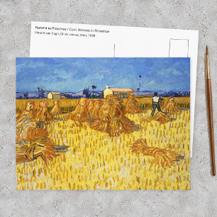 Carte Postale Vincent van Gogh - Récolte en Provence