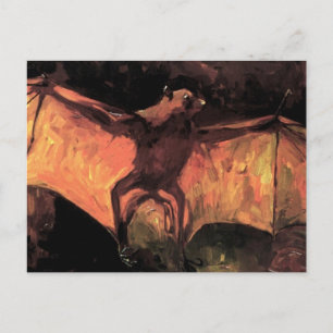 Carte Postale Vincent Van Gogh - Renard volant - Halloween Beaux