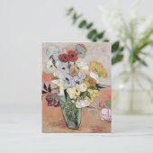 Carte Postale Vincent van Gogh | Rose et anémones, 1890 (Debout devant)