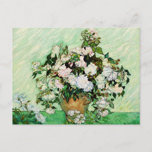 Carte Postale Vincent Van Gogh Roses (1890) (Devant)