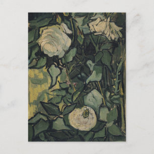 Carte Postale Vincent van Gogh - Roses et Scarabée