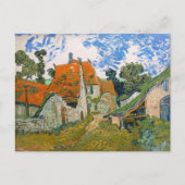 Carte Postale Vincent van Gogh - Rue à Auvers-sur-Oise (Devant)