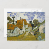 Carte Postale Vincent van Gogh - Rue à Auvers-sur-Oise (Devant / Derrière)