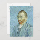 Carte Postale Vincent van Gogh | Self Portrait 1889 (Devant / Derrière)
