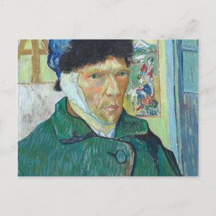Carte Postale Vincent Van Gogh Self Portrait with Bandaged Ear