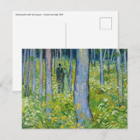 Vincent van Gogh - Sous-bois avec deux personnages