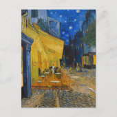 Carte Postale Vincent van Gogh - Terrasse de café la nuit (Devant)