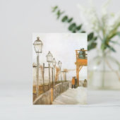 Carte Postale Vincent van Gogh - Terrasse et pont d'observation (Debout devant)