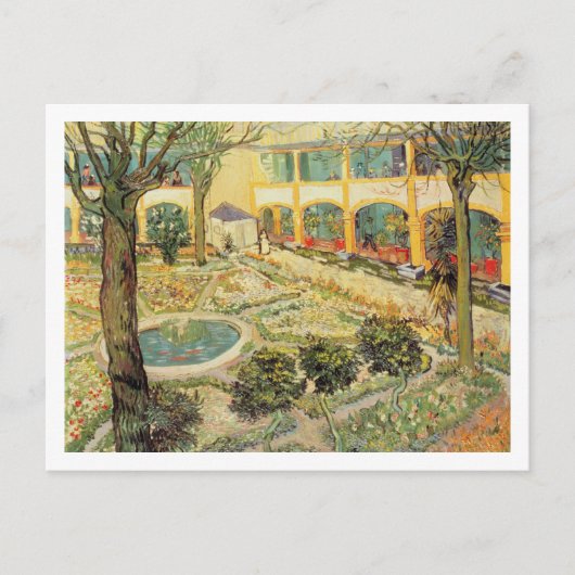 Carte Postale Vincent van Gogh | the Asylum Garden at Arles (Devant)