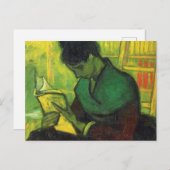 Carte Postale Vincent Van Gogh The Novel Reader 1888 (Devant / Derrière)