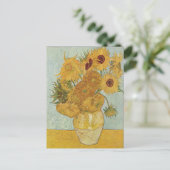 Carte Postale Vincent Van Gogh - Tournesols, 3e version (Debout devant)