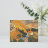 Carte Postale Vincent van Gogh - Vallée avec laboureur (Debout devant)