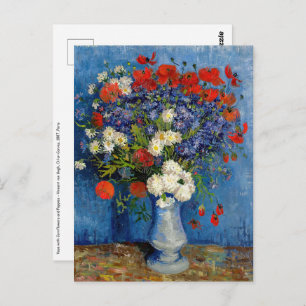 Carte Postale Vincent van Gogh - Vase avec Cornflowers & Poppies