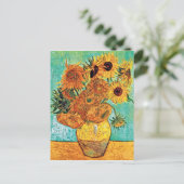 Carte Postale Vincent Van Gogh - Vase Avec Douze Tournesols (Debout devant)