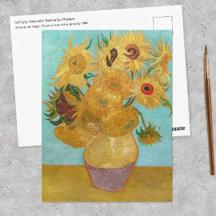 Carte Postale Vincent Van Gogh - Vase avec douze tournesols